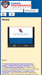Mobile Screenshot of latechsportscience.org